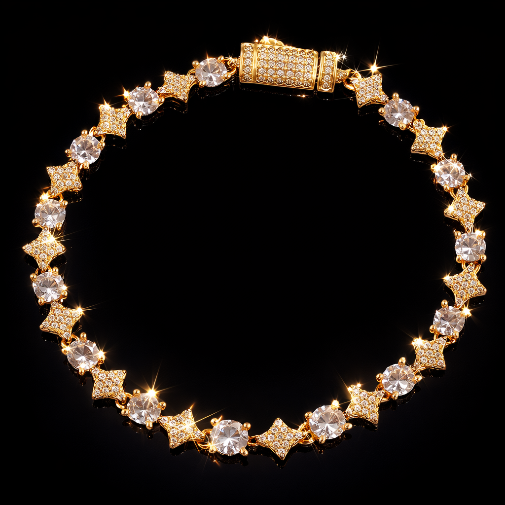 Square star bracelet